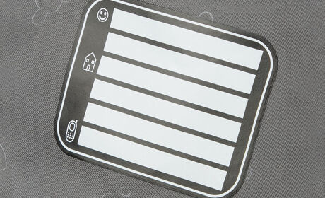 Praktisch adreslabel