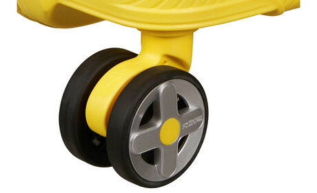 Shock absorbing double wheels