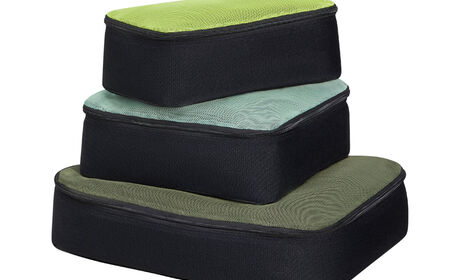 Packing cubes inbegrepen