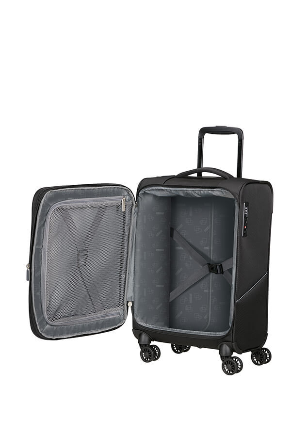 American Tourister SummerRide Spinner Expandable TSA 55cm L35  Zwart