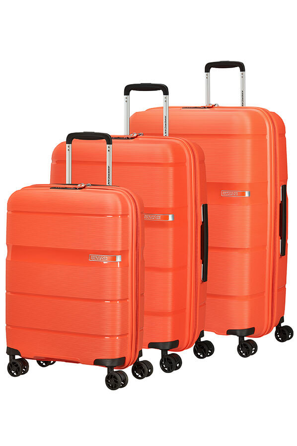 American Tourister Linex 3 Pc Set A  Tigerlily Orange