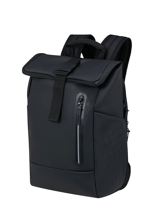 Urban Tide Rugzak 14'' rolltop 14" | American Tourister Urban Tide Rolltop Laptop Backpack 14'  Zwart
