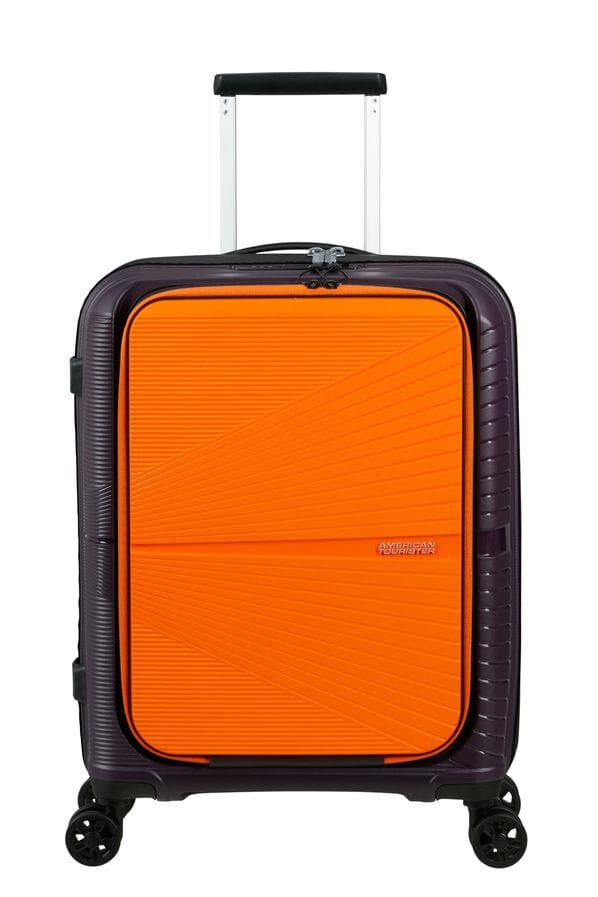 American Tourister Airconic Spinner 55/20 Frontl. 15.6'  Dark Plum/Orange