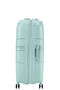 American Tourister StarVibe Spinner Expandable TSA 77cm  Metallic Surf Blue