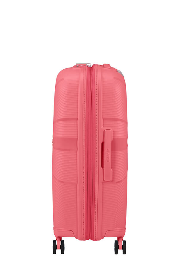 American Tourister StarVibe Spinner Expandable TSA 67cm Sun Kissed Coral