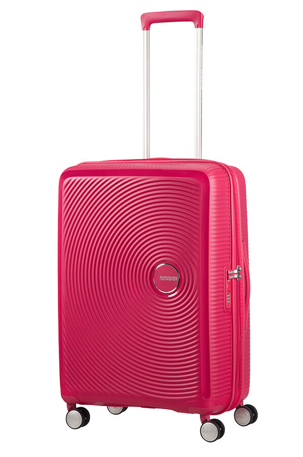 SoundBox Middelgrote ruimbagage | American Tourister Soundbox Spinner uitbreidbaar 67cm Lightning Pink