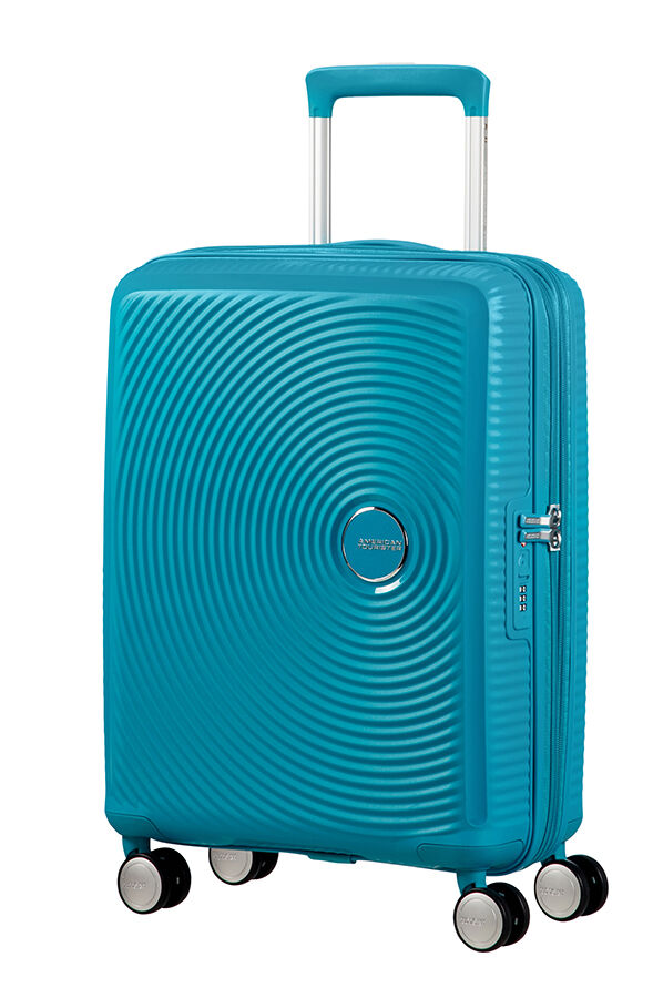 American Tourister Soundbox Spinner Expandable 55cm Summer Blue