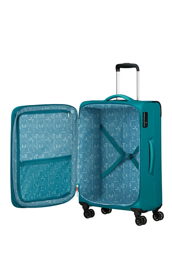 American Tourister Pulsonic Spinner Expandable 68cm  Stone Teal