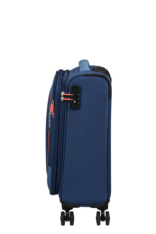 American Tourister Pulsonic Spinner Expandable 55cm  Combat Navy