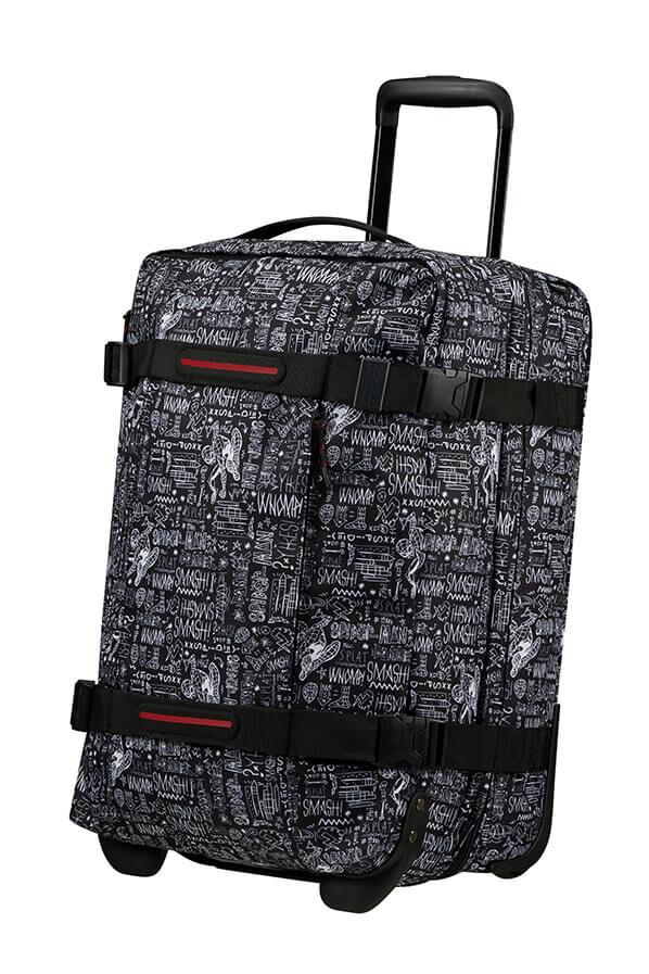 American Tourister Urban Track Disney Duffle with Wheels Marvel S  Spiderman Sketch