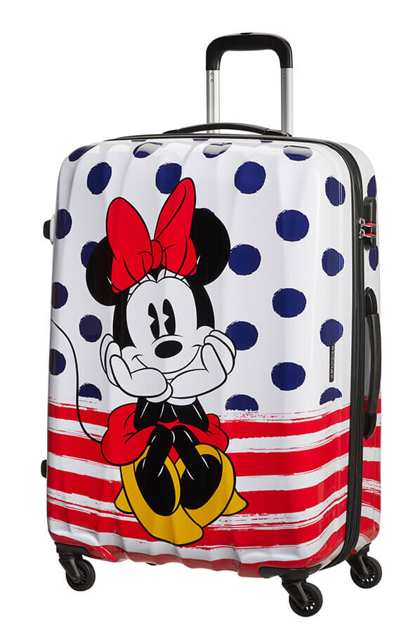 American Tourister Disney Legends Spinner 75cm  Minnie Blue Dots