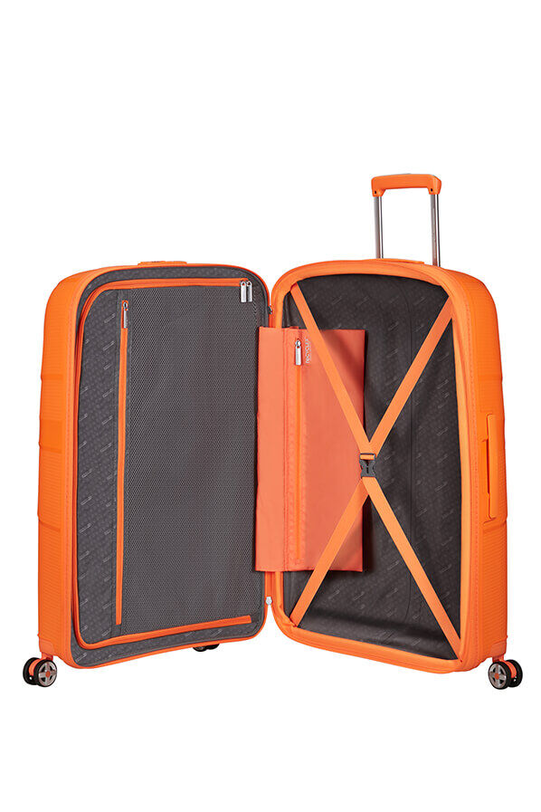 American Tourister StarVibe Spinner Expandable 77cm Papaya Smoothie