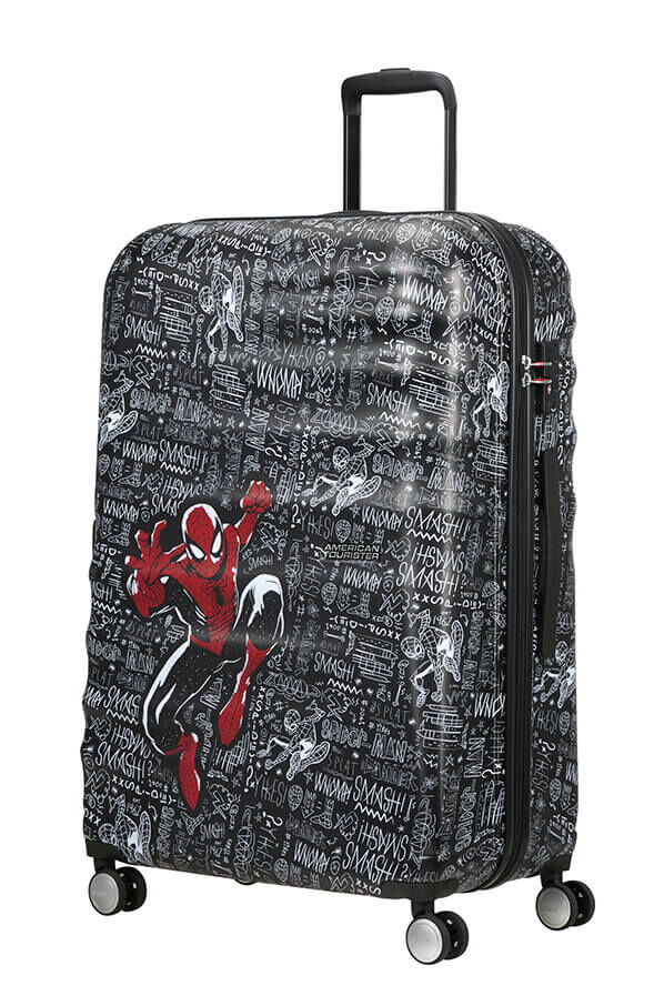American Tourister Wavebreaker Disney Spinner 77cm  Spiderman Sketch