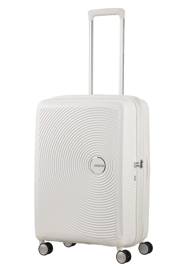 American Tourister Soundbox Spinner Expandable 67cm Pure White