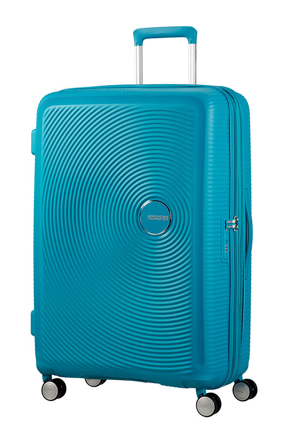 American Tourister Soundbox Spinner uitbreidbaar 77cm Summer Blue