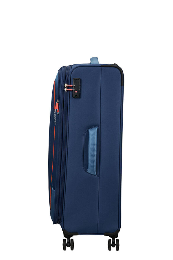 American Tourister Pulsonic Spinner Expandable 81cm  Combat Navy