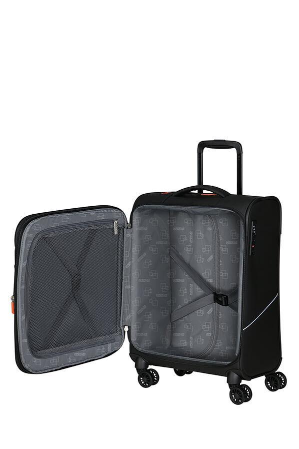 American Tourister SummerRide Spinner S EXP TSA SP 55cm  Zwart