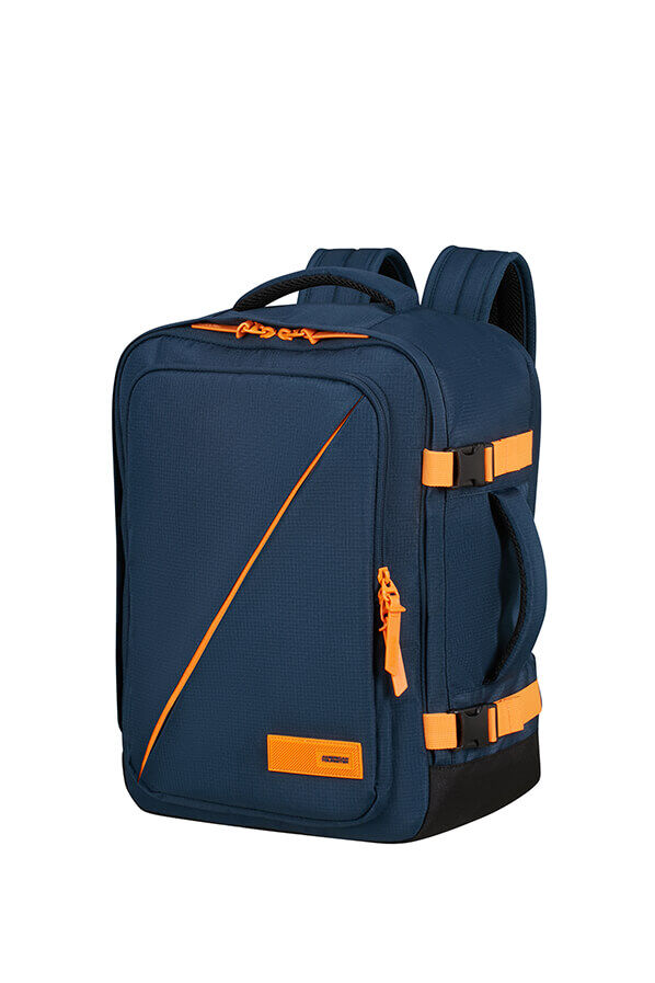 American Tourister Take2cabin Casual Backpack MS  Dark Navy/Radiant Orange