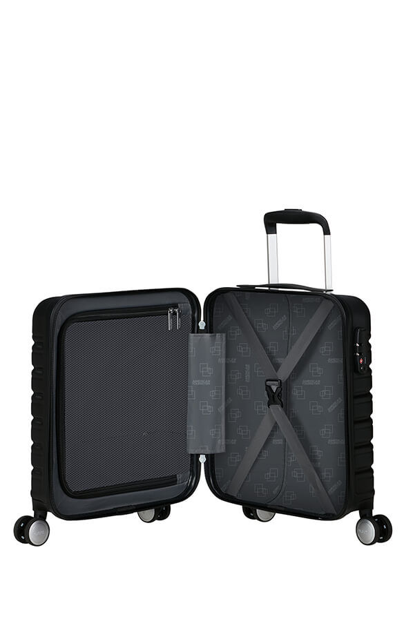 American Tourister Flashline SPINNER UNDERSEATER 45cm  Shadow Black