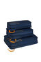 Packing Cubes Set van 3 packing cubes | American Tourister American Tourist. Ta Packing Cubes S/M/L  Navy/Orange
