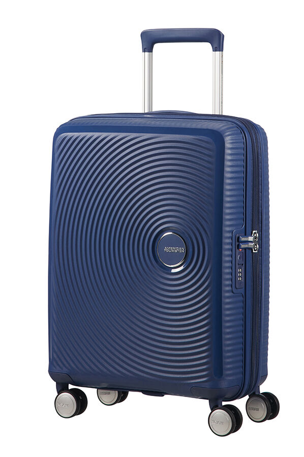 American Tourister Soundbox Spinner uitbreidbaar 55cm Midnight Navy