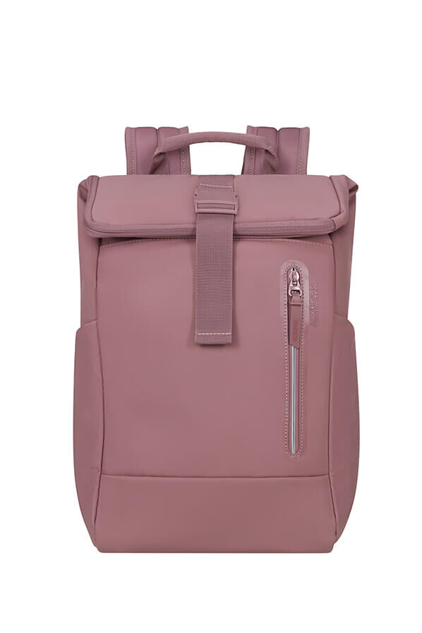 Urban Tide Rugzak 14'' rolltop 14" | American Tourister Urban Tide Rolltop Laptop Backpack 14'  Galactic Mauve