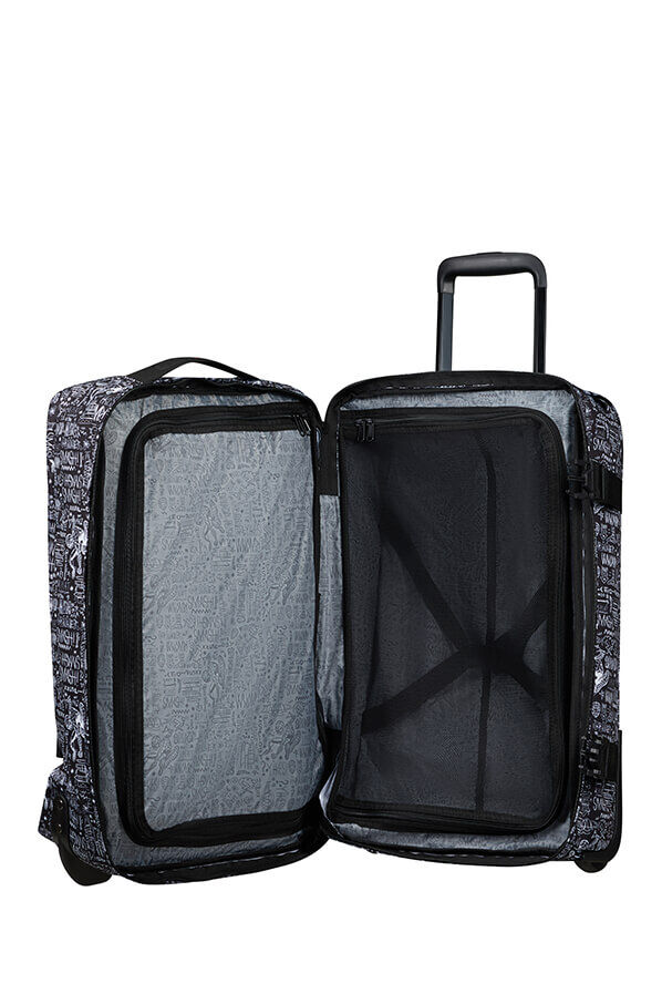 American Tourister Urban Track Disney Duffle with Wheels Marvel S  Spiderman Sketch