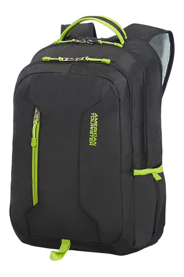 American Tourister Urban Groove Laptop rugzak 2 39.6cm/15.6inch Black/Lime Green