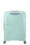 American Tourister StarVibe Spinner Expandable TSA 67cm  Metallic Surf Blue