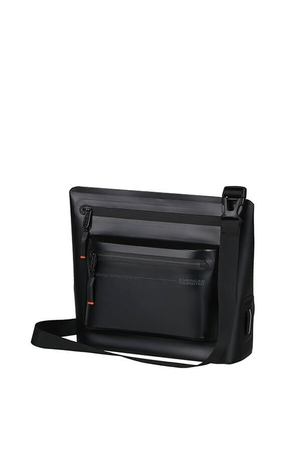 Colourdry Schoudertas M | American Tourister Colourdry Shoulder Bag M  True Black