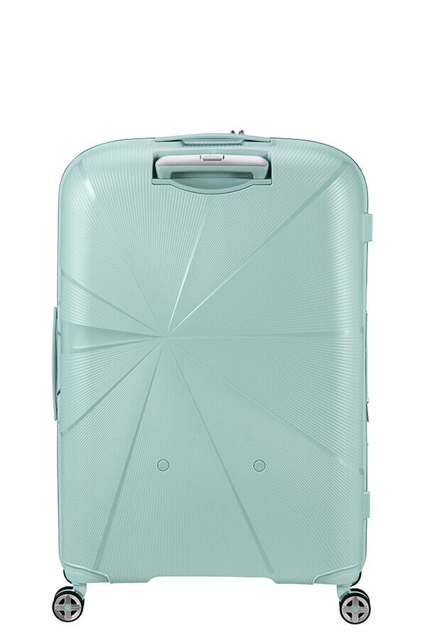 American Tourister StarVibe Spinner Expandable TSA 77cm  Metallic Surf Blue