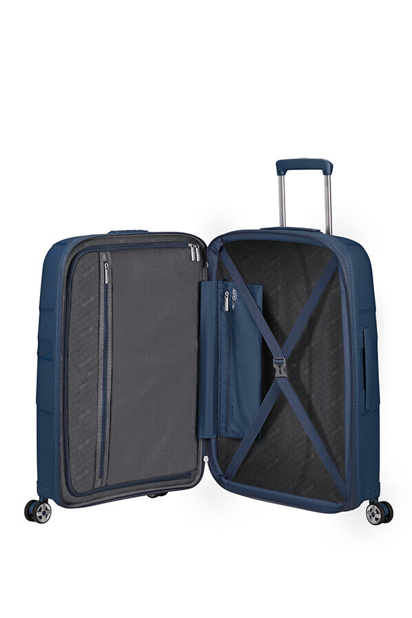 American Tourister StarVibe Spinner Expandable TSA 67cm Navy