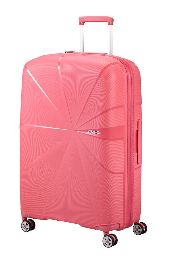 American Tourister StarVibe Spinner Expandable 77cm Sun Kissed Coral
