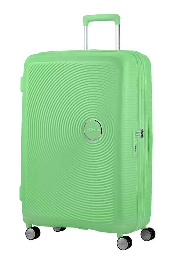 American Tourister Soundbox Spinner TSA Expandable 77cm  Spring Green