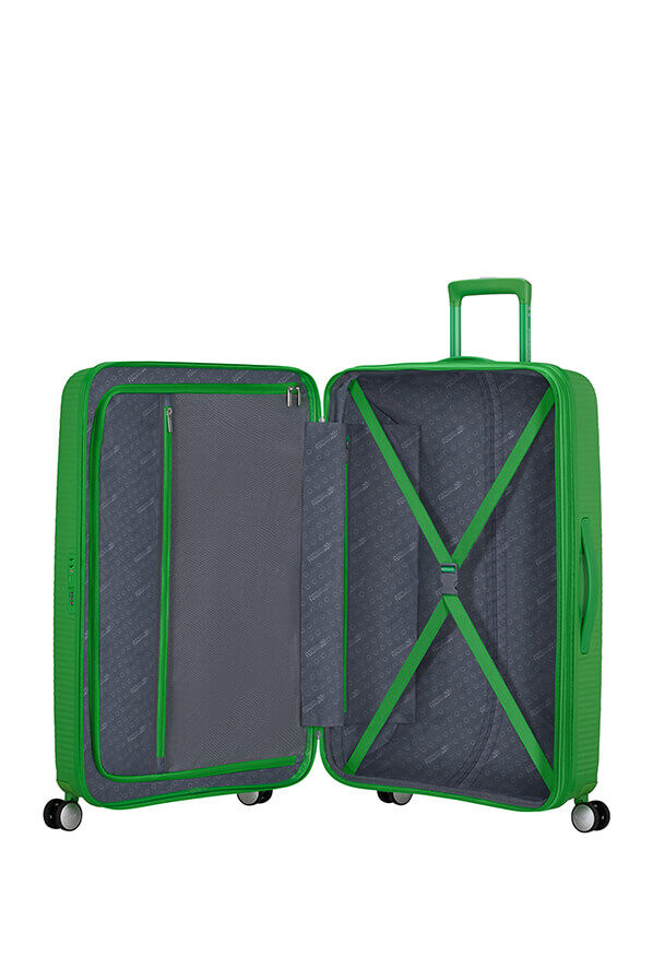 American Tourister SoundBox Spinner Expandable 77cm  Grass Green