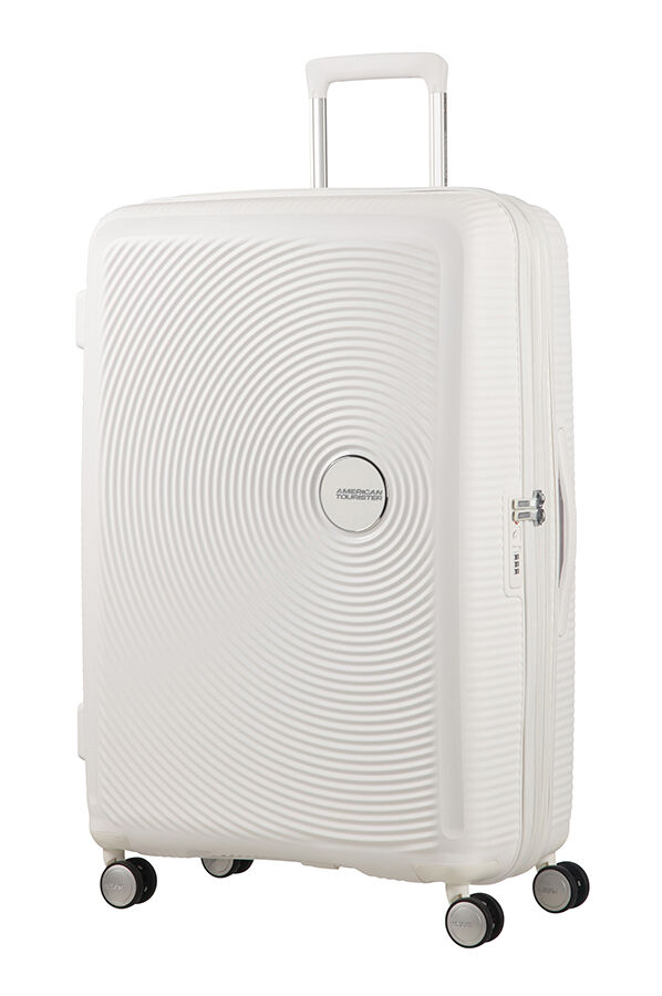 American Tourister Soundbox Spinner uitbreidbaar 77cm Pure White