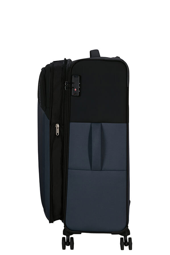 American Tourister Daring Dash Spinner Expandable TSA L  Black/Grey