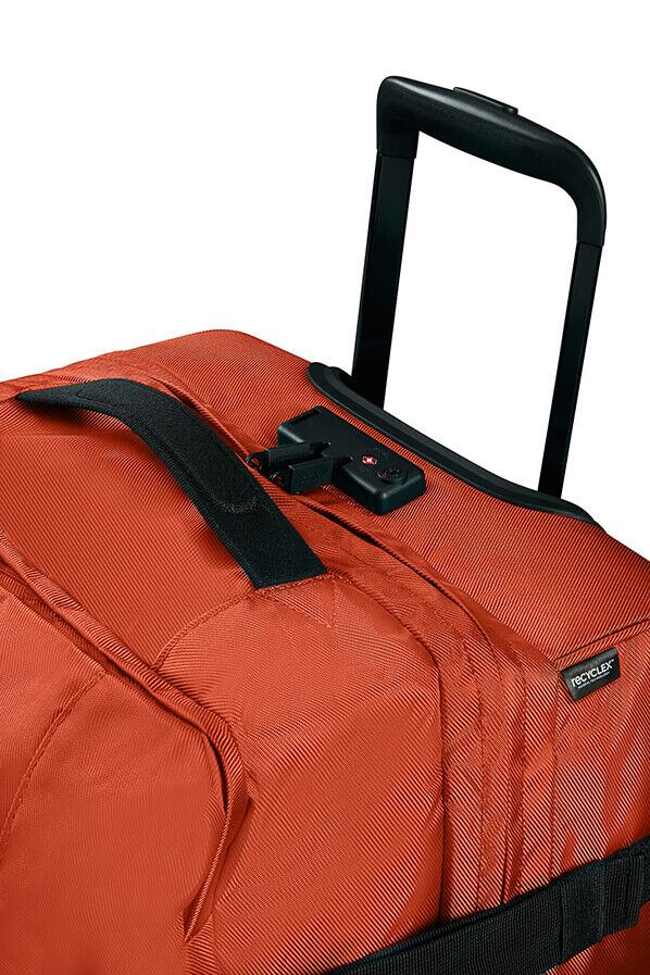 American Tourister Urban Track Duffle with Wheels S  Radiant Orange