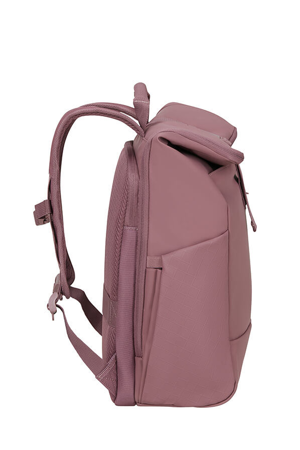 Urban Tide Rugzak 14'' rolltop 14" | American Tourister Urban Tide Rolltop Laptop Backpack 14'  Galactic Mauve
