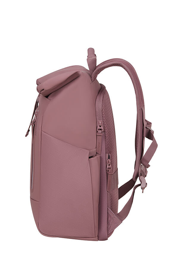 Urban Tide Rugzak 14'' rolltop 14" | American Tourister Urban Tide Rolltop Laptop Backpack 14'  Galactic Mauve