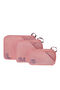 Packing Cubes Set of 3 Packing Cubes | American Tourister American Tourist. Ta Packing Cubes S/M/L  Pink/Mauve