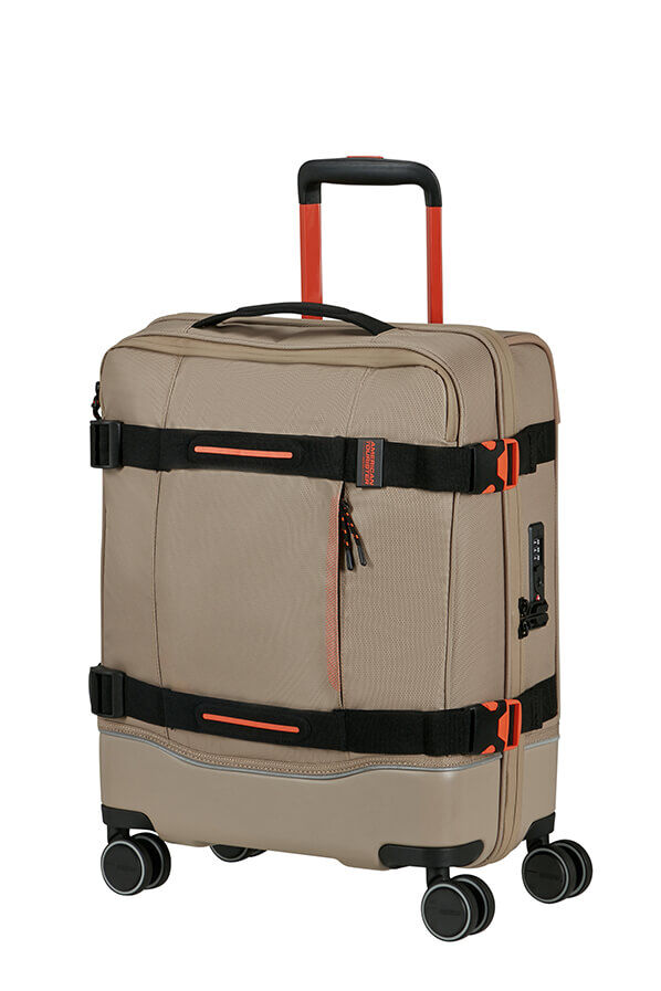 American Tourister Urban Track Spinner S TSA Coated 55cm  Beige/Orange