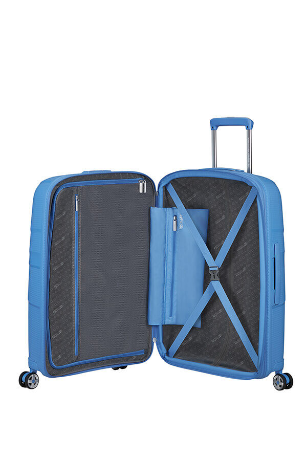 American Tourister Starvibe Spinner Expandable TSA 67cm Tranquil Blue