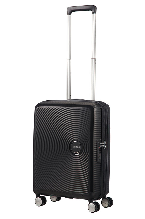 American Tourister Soundbox Spinner uitbreidbaar 55cm Bass Black