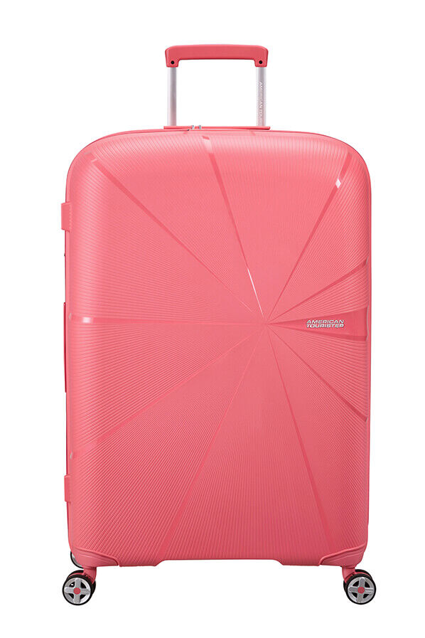 American Tourister StarVibe Spinner Expandable 77cm Sun Kissed Coral