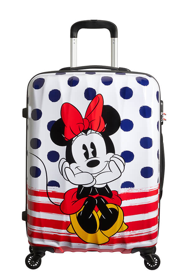 American Tourister Disney Legends Spinner 65cm  Minnie Blue Dots