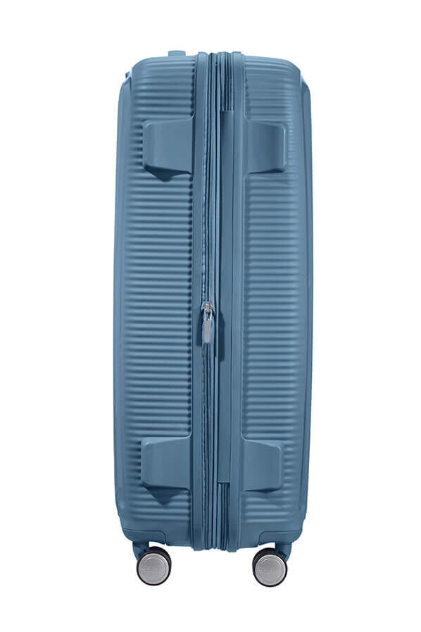 American Tourister Soundbox Spinner Expandable 77cm  Stone Blue