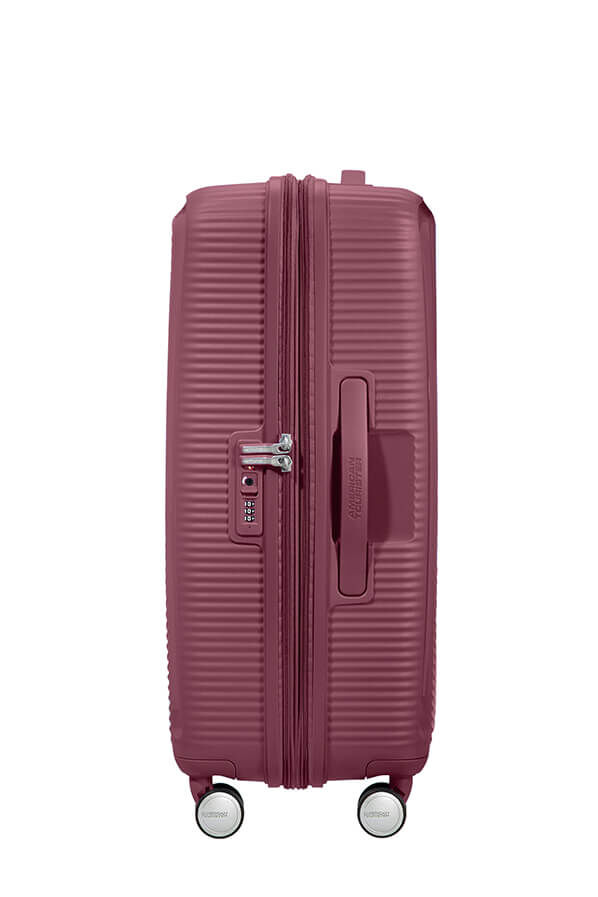 American Tourister Soundbox Spinner TSA Expandable 67cm  Dark Burgundy