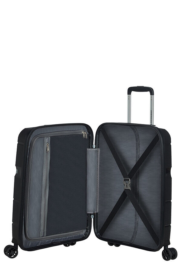 American Tourister Linex Spinner 55cm  Vivid Black