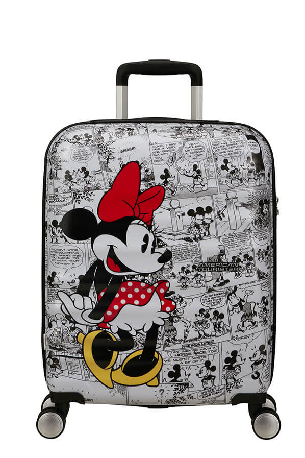 American Tourister Disney Wavebreaker Spinner TSA Disney Fl 55cm  Minnie Comics White